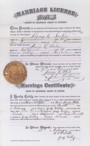 Click to see DR 6 S-88 of Marriage Certificates (DR 6 S)