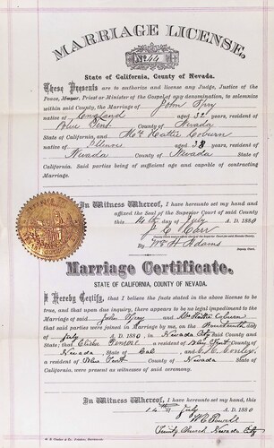 Click to see DR 6 S-92 of Marriage Certificates (DR 6 S)