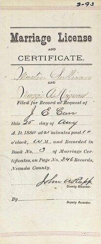 Click to see DR 6 S-93 of Marriage Certificates (DR 6 S)