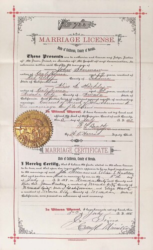 Click to see DR 6 S-94 of Marriage Certificates (DR 6 S)