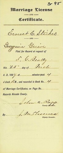 Click to see DR 6 S-95 of Marriage Certificates (DR 6 S)