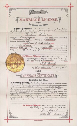 Click to see DR 6 S-96 of Marriage Certificates (DR 6 S)