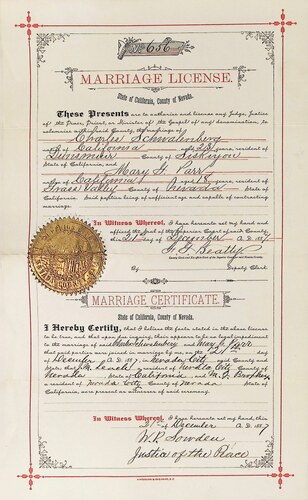 Click to see DR 6 S-97 of Marriage Certificates (DR 6 S)