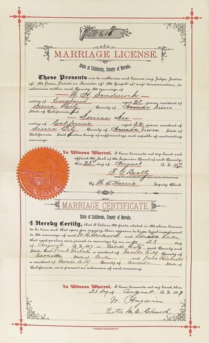 Click to see DR 6 S-99 of Marriage Certificates (DR 6 S)
