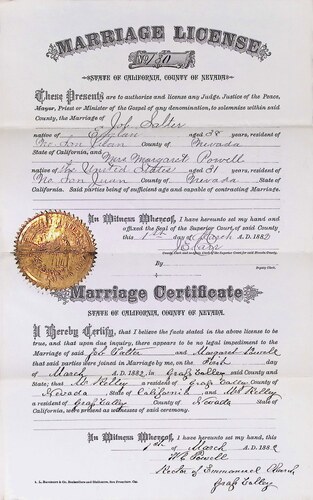 Click to see DR 6 S-105 of Marriage Certificates (DR 6 S)