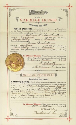 Click to see DR 6 S-115 of Marriage Certificates (DR 6 S)