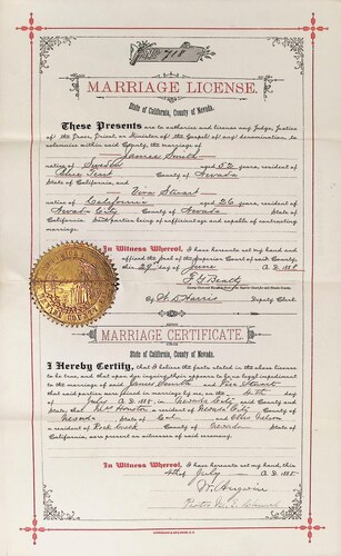 Click to see DR 6 S-128 of Marriage Certificates (DR 6 S)