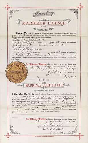 Click to see DR 6 S-130 of Marriage Certificates (DR 6 S)