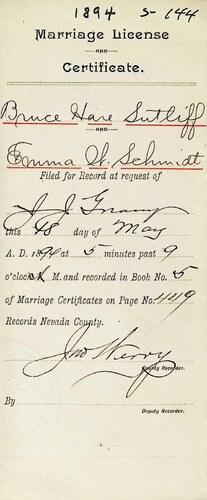 Click to see DR 6 S-144 of Marriage Certificates (DR 6 S)