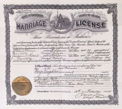 Click to see DR 6 S-148 of Marriage Certificates (DR 6 S)