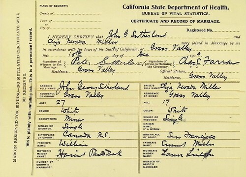 Click to see DR 6 S-154 of Marriage Certificates (DR 6 S)