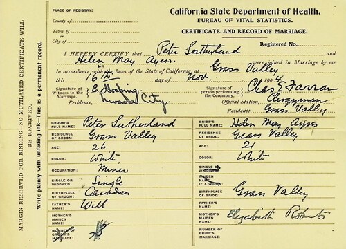 Click to see DR 6 S-163 of Marriage Certificates (DR 6 S)