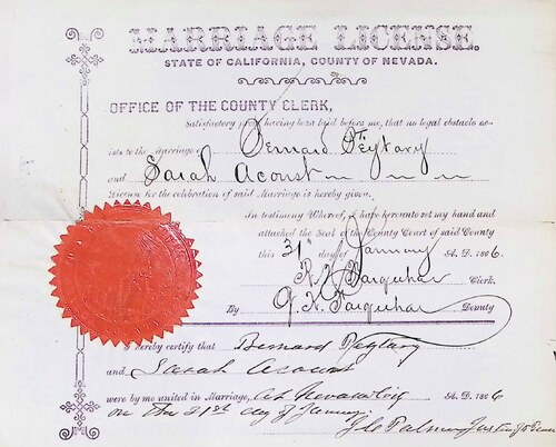 Click to see DR 6 T-9 of Marriage Certificates (DR 6 T)