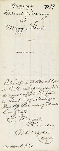 Click to see DR 6 T-17 of Marriage Certificates (DR 6 T)