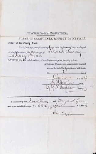 Click to see DR 6 T-17 of Marriage Certificates (DR 6 T)
