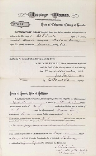 Click to see DR 6 T-21 of Marriage Certificates (DR 6 T)