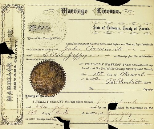 Click to see DR 6 T-22 of Marriage Certificates (DR 6 T)