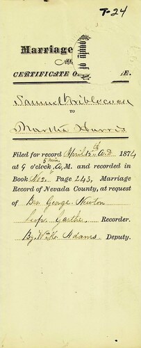 Click to see DR 6 T-24 of Marriage Certificates (DR 6 T)