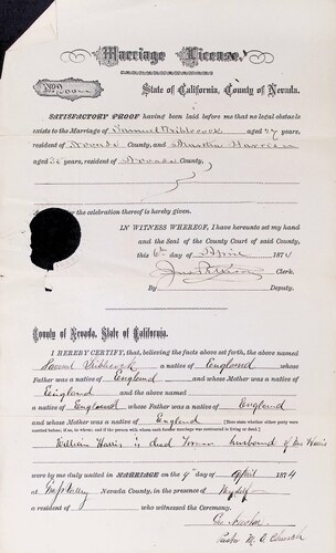 Click to see DR 6 T-24 of Marriage Certificates (DR 6 T)