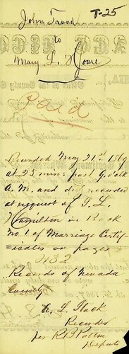 Click to see DR 6 T-25 of Marriage Certificates (DR 6 T)