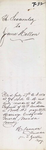 Click to see DR 6 T-32 of Marriage Certificates (DR 6 T)