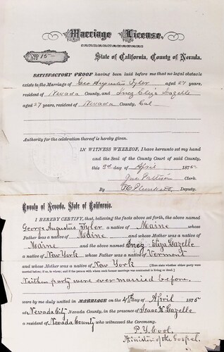 Click to see DR 6 T-33 of Marriage Certificates (DR 6 T)