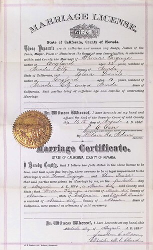 Click to see DR 6 T-42 of Marriage Certificates (DR 6 T)