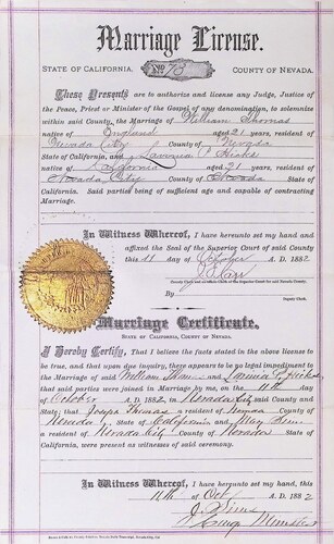 Click to see DR 6 T-44 of Marriage Certificates (DR 6 T)