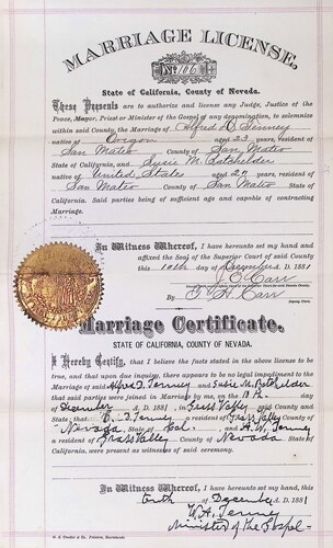 Click to see DR 6 T-46 of Marriage Certificates (DR 6 T)