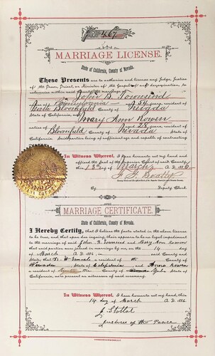 Click to see DR 6 T-49 of Marriage Certificates (DR 6 T)