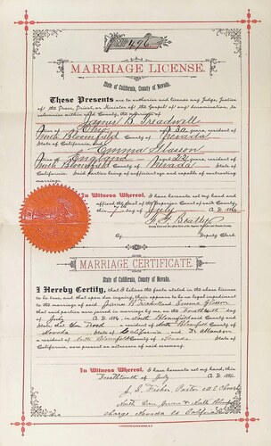 Click to see DR 6 T-50 of Marriage Certificates (DR 6 T)