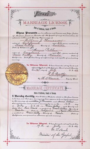 Click to see DR 6 T-51 of Marriage Certificates (DR 6 T)