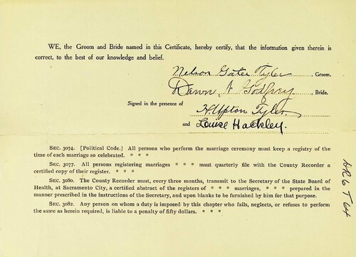 Click to see DR 6 T-64 of Marriage Certificates (DR 6 T)