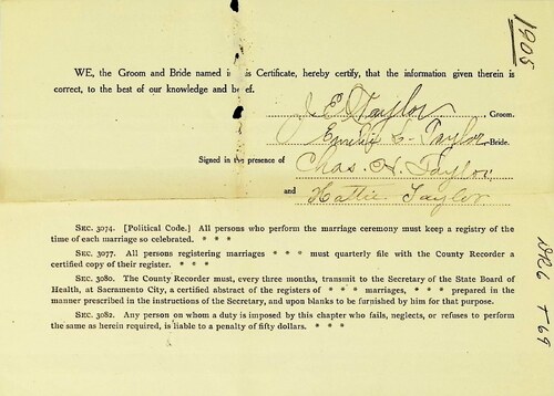 Click to see DR 6 T-69 of Marriage Certificates (DR 6 T)