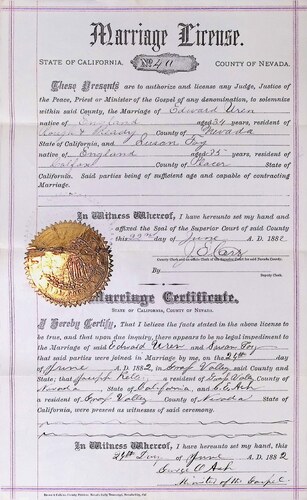 Click to see DR 6 U-5 of Marriage Certificates (DR 6 U)