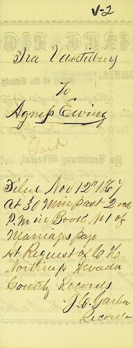 Click to see DR 6 V-2 of Marriage Certificates (DR 6 V)