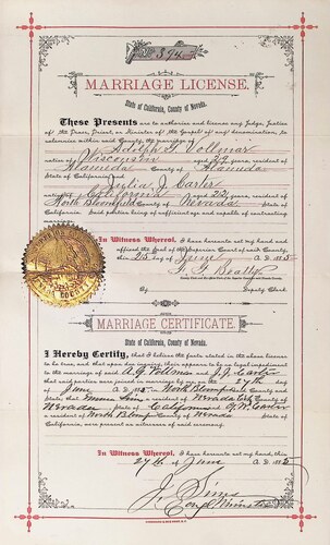 Click to see DR 6 V-11 of Marriage Certificates (DR 6 V)