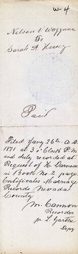 Click to see DR 6 W-4 of Marriage Certificates (DR 6 W)