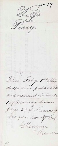 Click to see DR 6 W-16 of Marriage Certificates (DR 6 W)