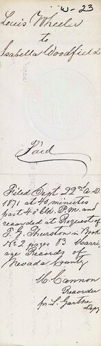 Click to see DR 6 W-22 of Marriage Certificates (DR 6 W)