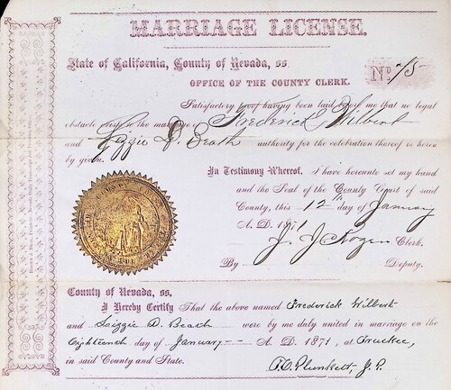 Click to see DR 6 W-30 of Marriage Certificates (DR 6 W)