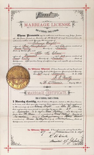 Click to see DR 6 W-57 of Marriage Certificates (DR 6 W)