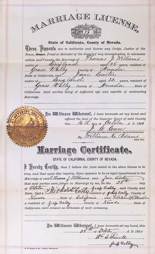 Click to see DR 6 W-68 of Marriage Certificates (DR 6 W)
