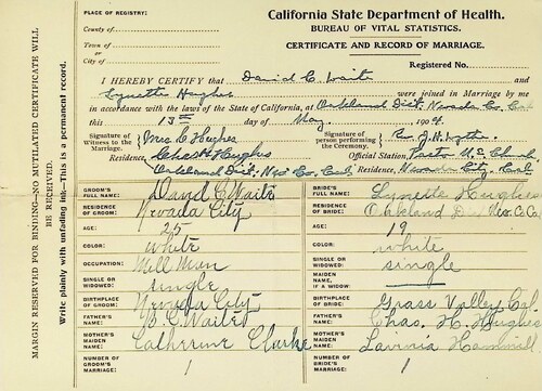Click to see DR 6 W-114 of Marriage Certificates (DR 6 W)