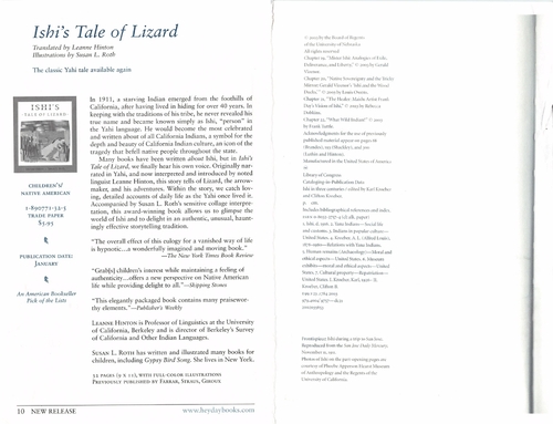 Click to view Ishi\'s Tale of Lizard Ishi\'s Tale of Lizard