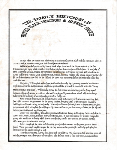 History of Herbert & Bernice Pingree and Kramer Farm