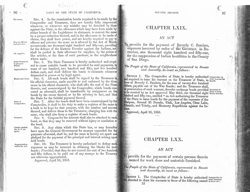 Click to view Laws of the State of California (pp97-265) Laws of the State of California (pp97-265)