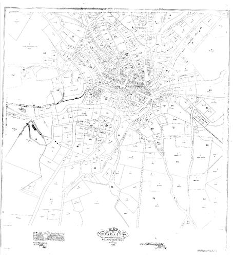 Click to view Map of Nevada City 1869 (H.S Bradley)(1869) Map of Nevada City 1869 (H.S Bradley)(1869)