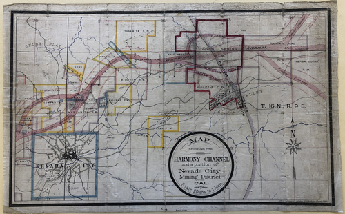 Map of the Harmony Channel and Mines (1903) [Bancroft]