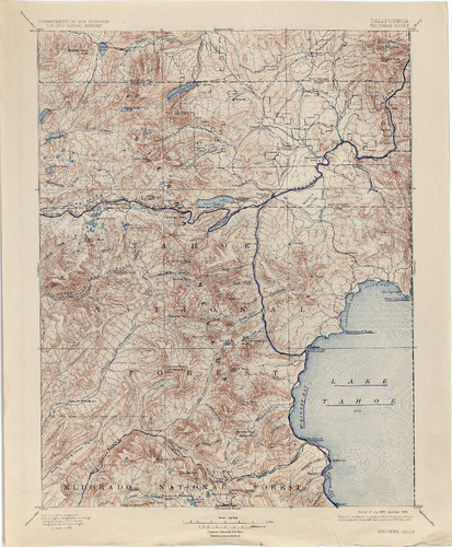 Map of Truckee (1889) [USGS]